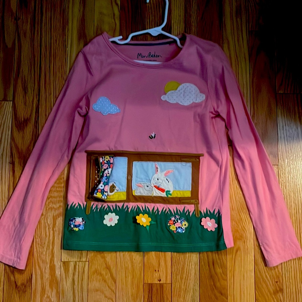 Mini Boden long-sleeve shirt 8-9!